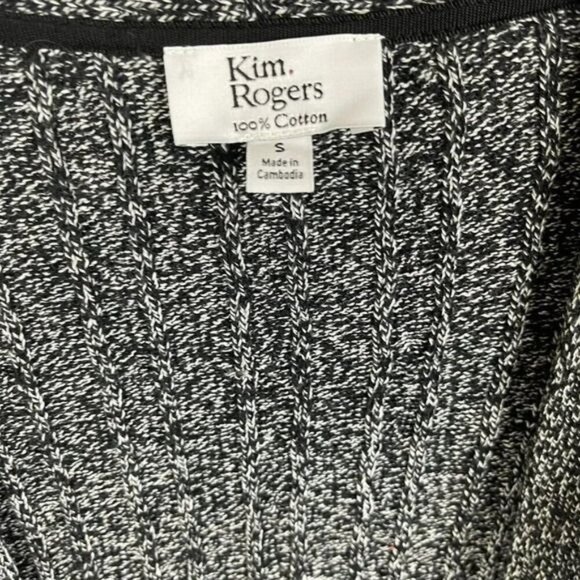 Kim Rogers Womens Knit Open Front Cardigan Sweater Size S - Picture 3 of 5